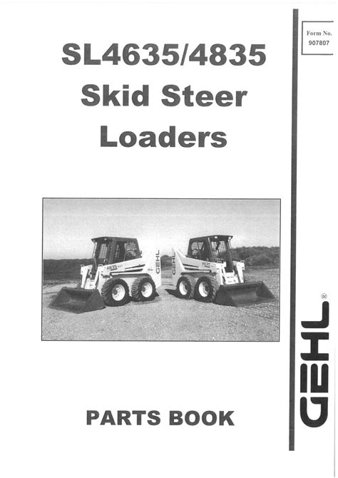 gehl model sl4835 skid steer starter|Gehl® SL4835 Parts .